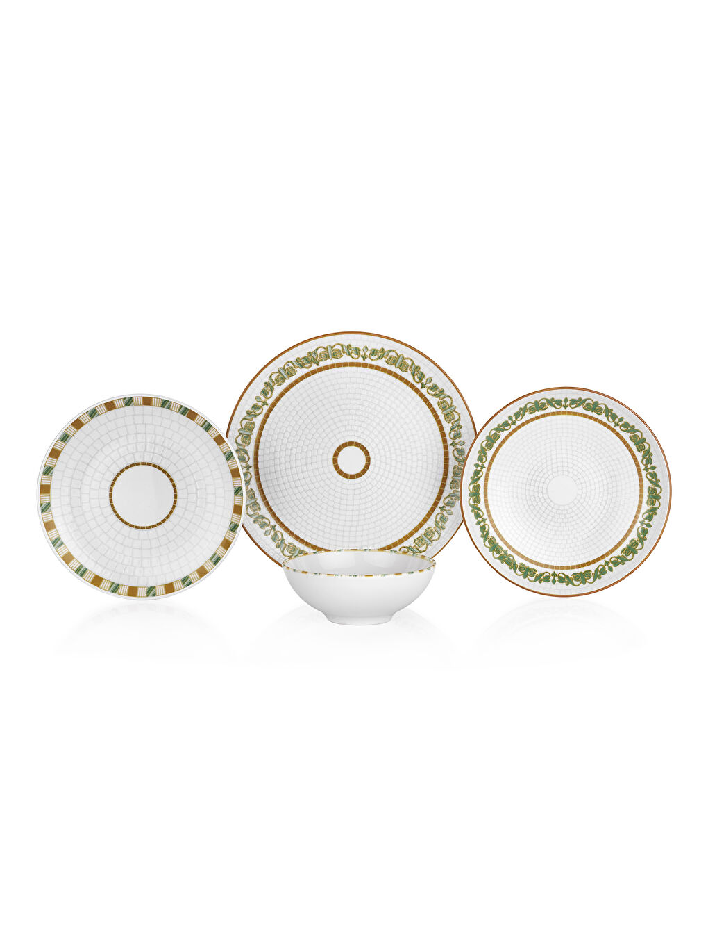 Lanis Yemek Takımı 24 Parça-Yeşil01