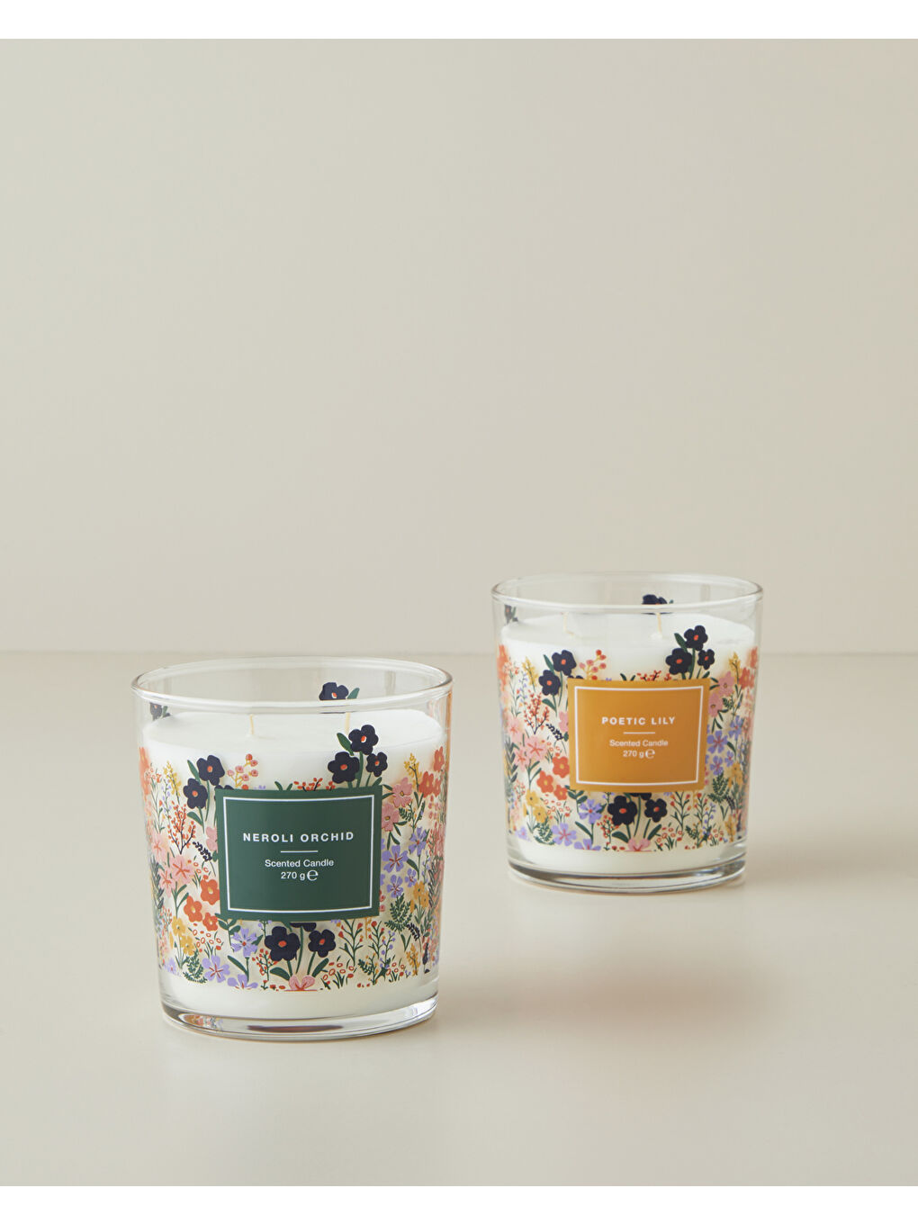 Renksiz Neroli Orchid Kokulu Mum 270 G Şeffaf-2