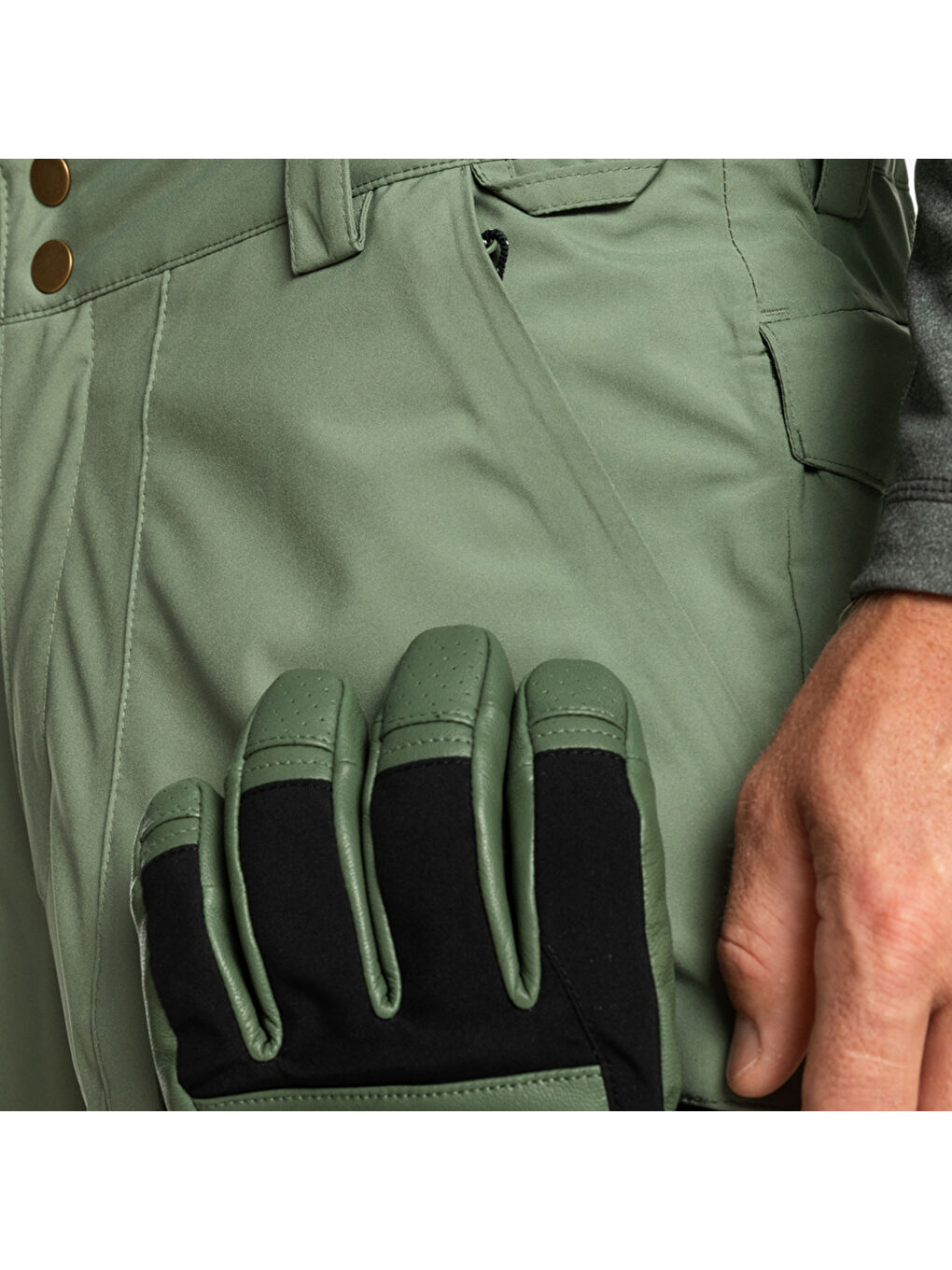 Utility Pt Erkek Yeşil Snowboard Pantolonu-5