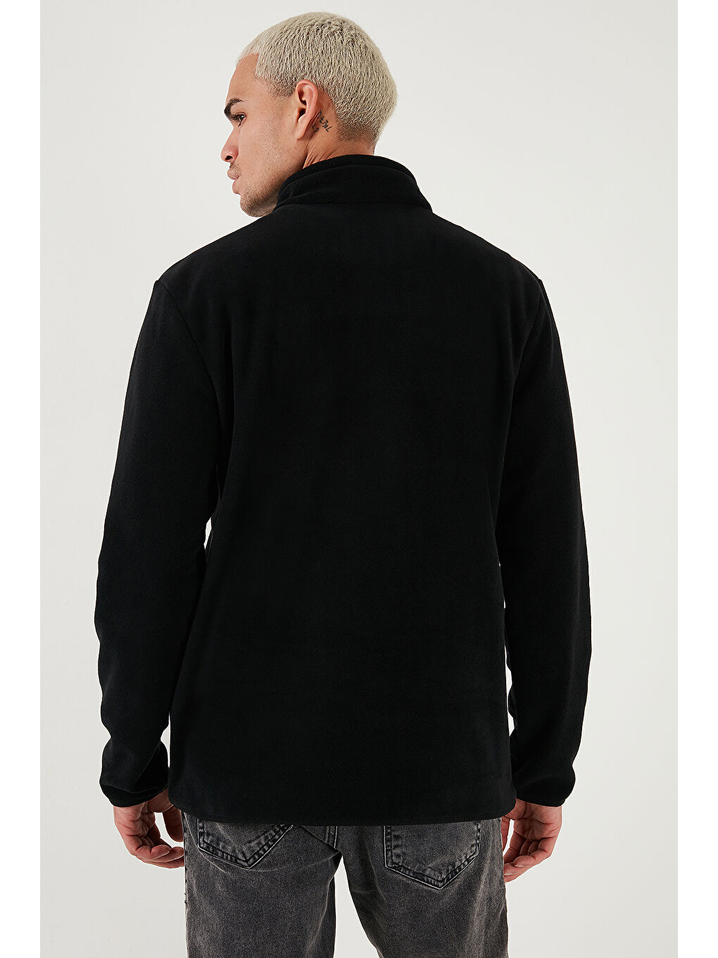 Siyah Regular Fit Anti-Pilling Tüylenme Yapmayan Soğuk Geçirmez 2'li Paket Polar 5896700S2-3