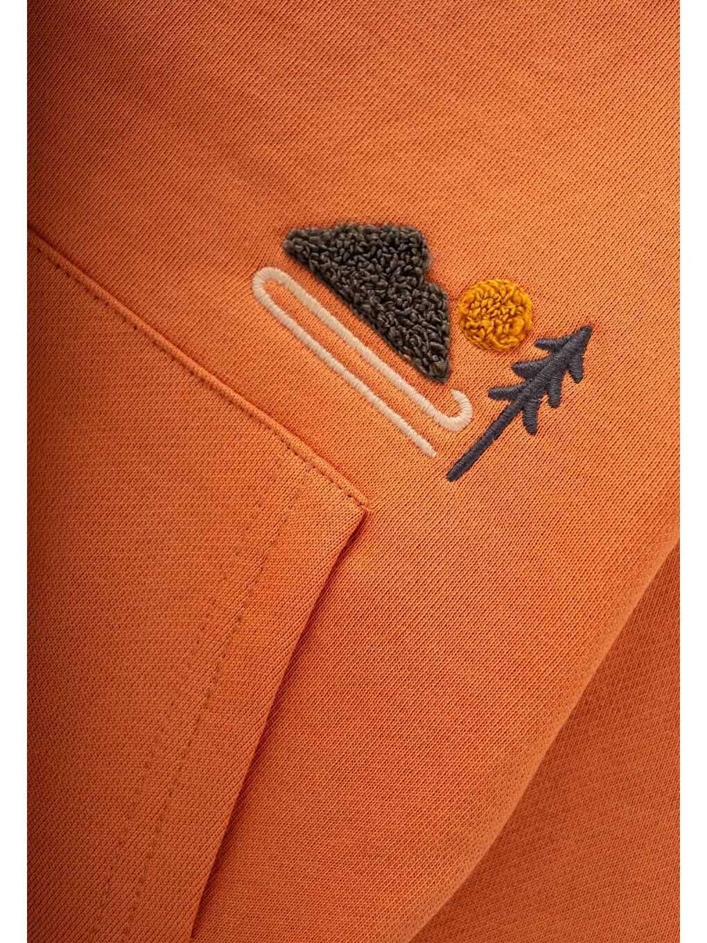 Sweatshirt Takım 1-6 Yaş Turuncu-2