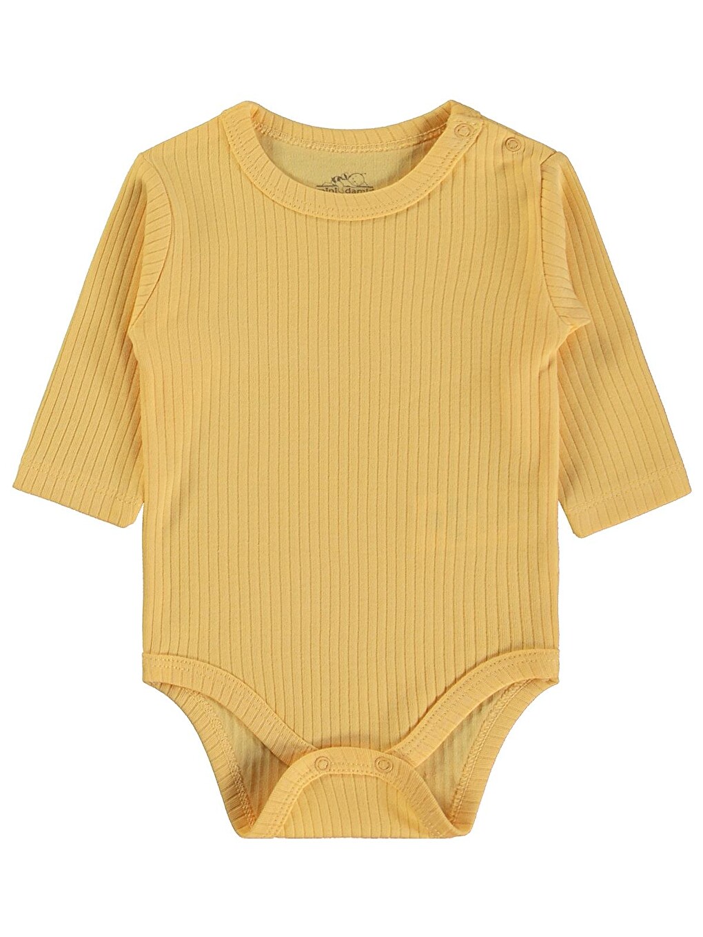 Uzun Kol Basic 3'lü Set 1-18 Ay Çıtçıtlı Badi - Mavi-1