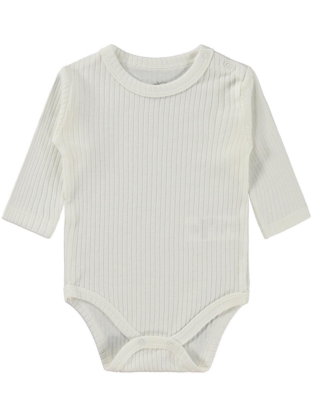 Uzun Kol Basic 3'lü Set 1-18 Ay Çıtçıtlı Badi - Mavi-4