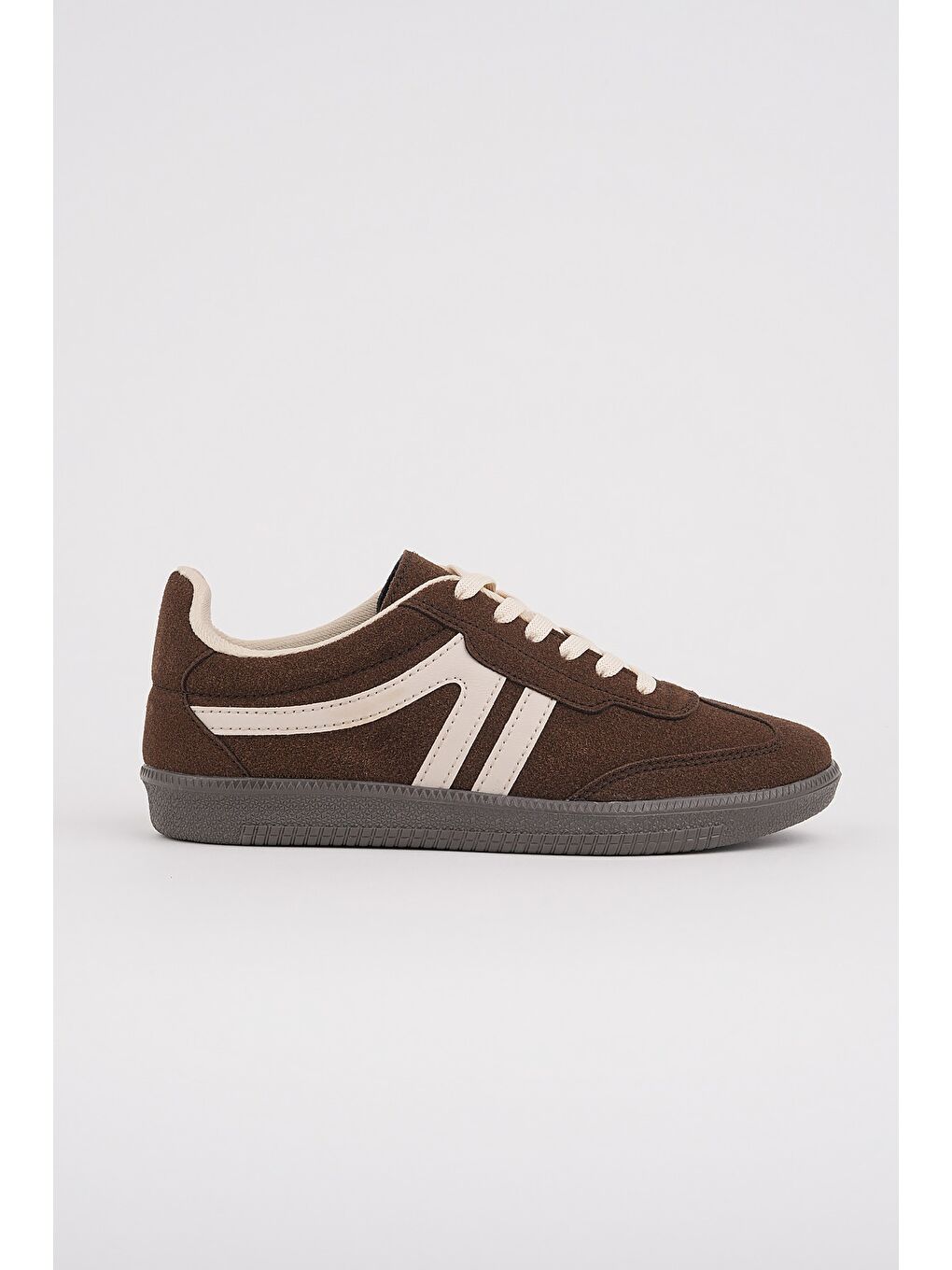 Kahverengi GARCİA Unisex Ortopedik Günlük Bağcıklı Yürüyüş Koşu Sneaker Spor Ayakkabı