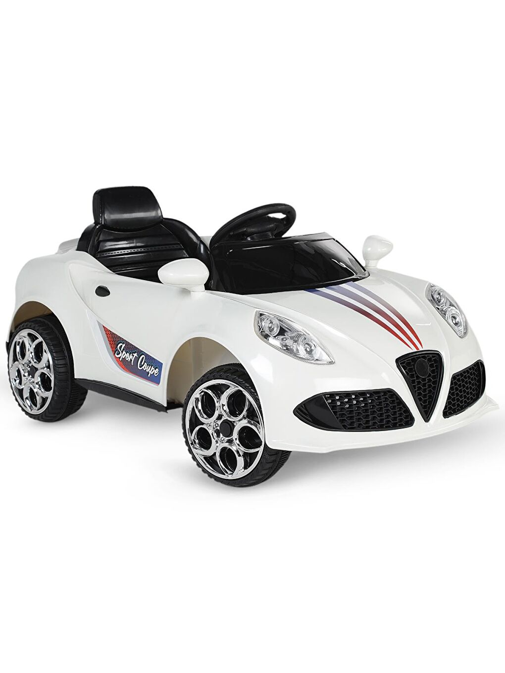 Oyuncak 12 Volt Sport Coupe - Bej Standart-2