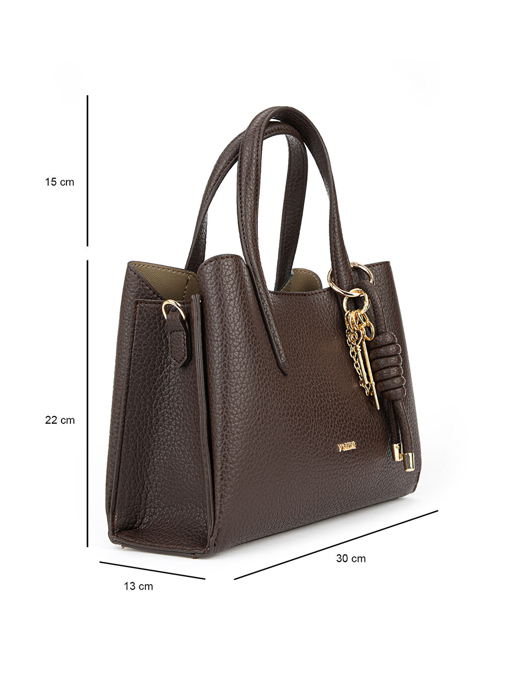 Kahverengi Kadın Omuz ve El Çantası 153979Z3110 Kahve-1