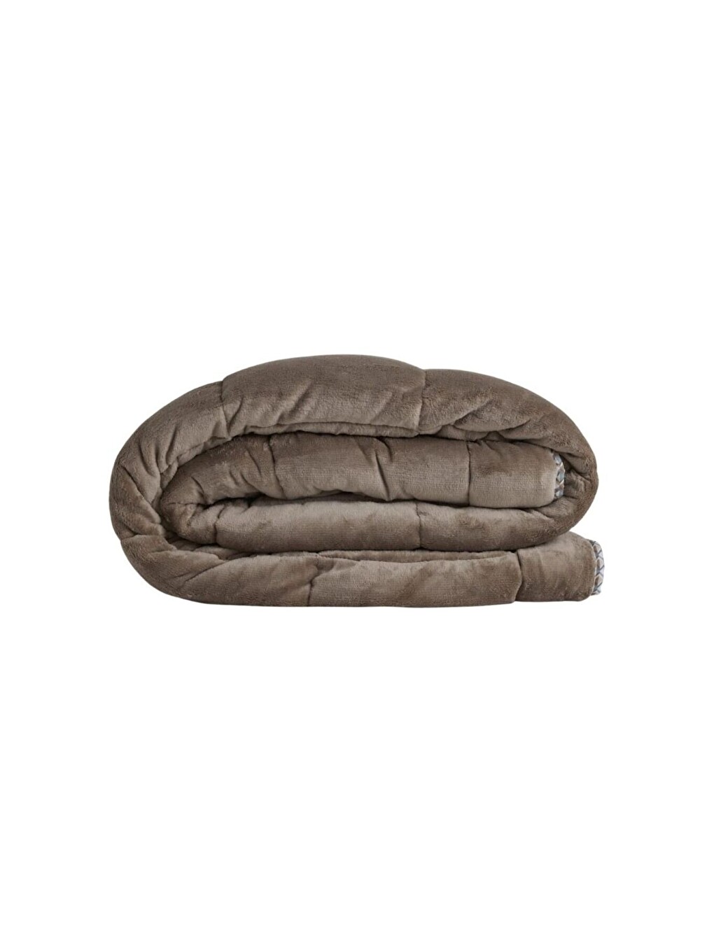 Bej Çift Kişilik Çift Taraflı Welsoft Comforter Yorgan Seti Vizon 195x215 cm - Dormio Soft Trigo Serisi-1
