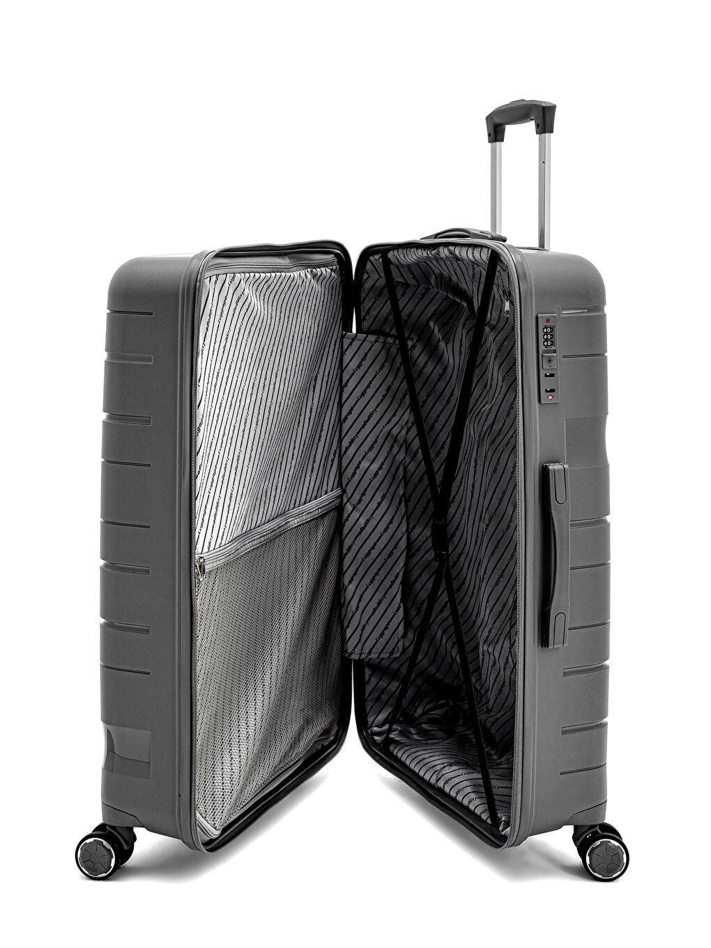 Antrasit İthal Pp ClassicGo Büyük Boy Valiz-5