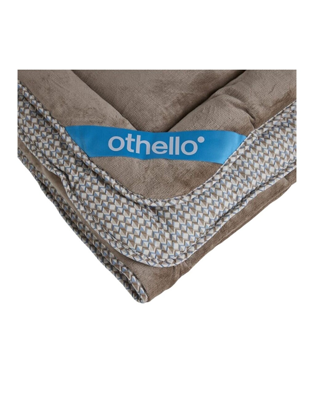Bej Çift Kişilik Çift Taraflı Welsoft Comforter Yorgan Seti Vizon 195x215 cm - Dormio Soft Trigo Serisi-3