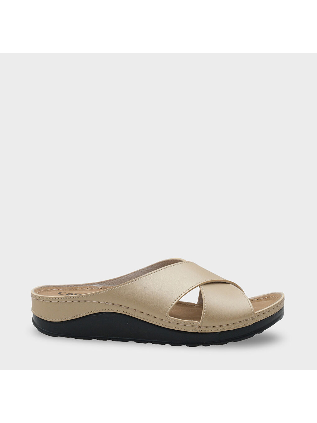 Sarı Ivory 107001 Kadın Çapraz Bant Konfor Anatomic Terlik