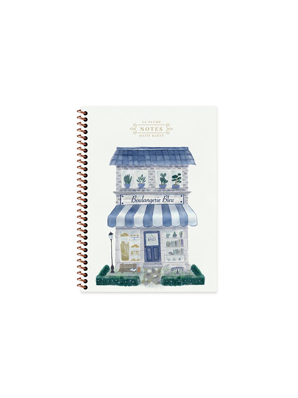 Keskin 16,5*22,5 Çizgili Karton Kapak La Plume Shop Defter - Mor