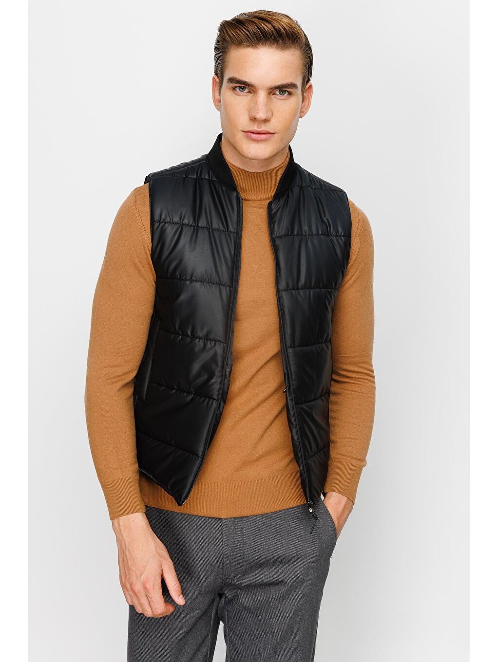 Erkek Siyah Pmp Şişme Yelek