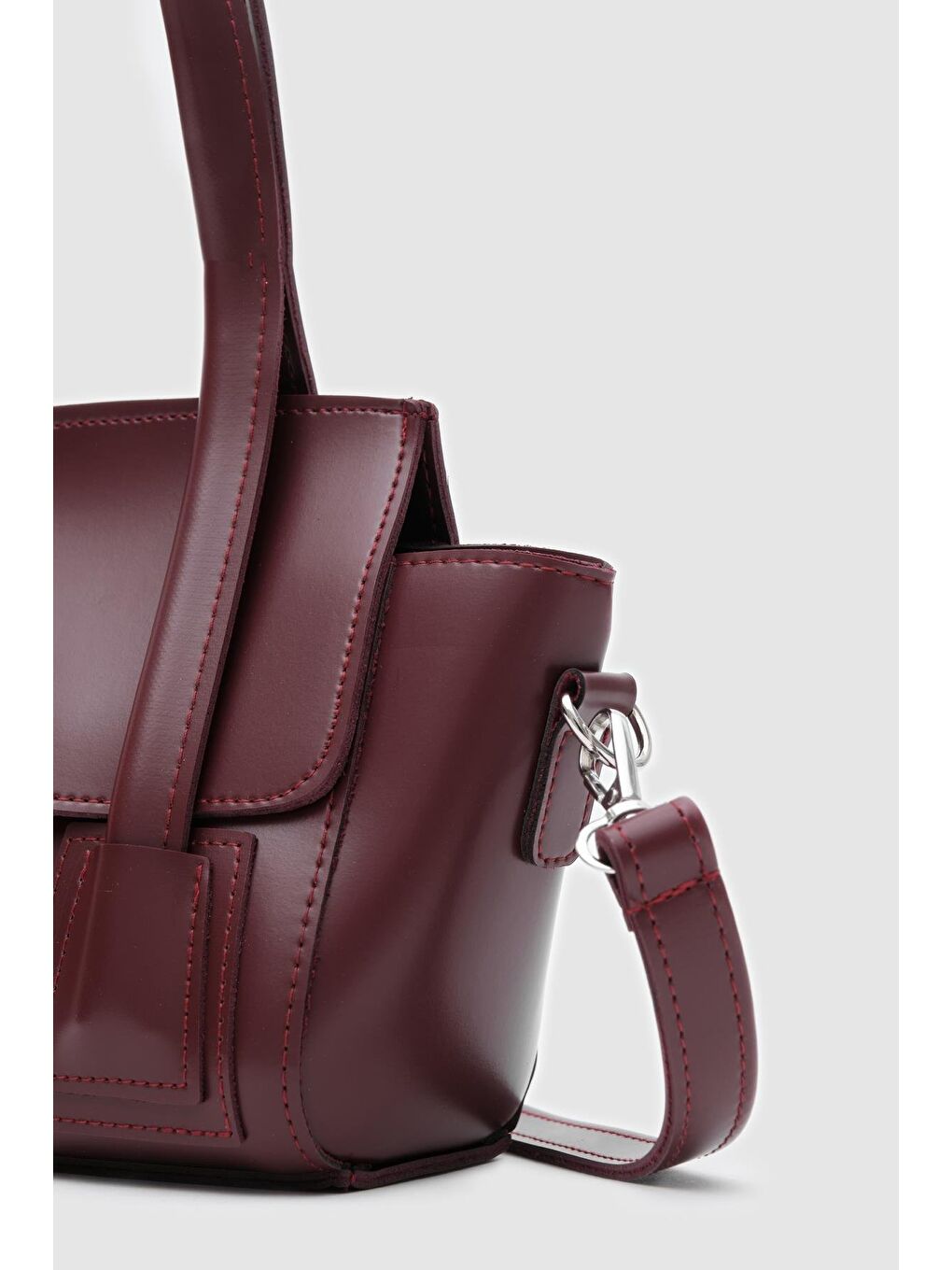 Mofy El Ve Çapraz Çanta Bordo-5