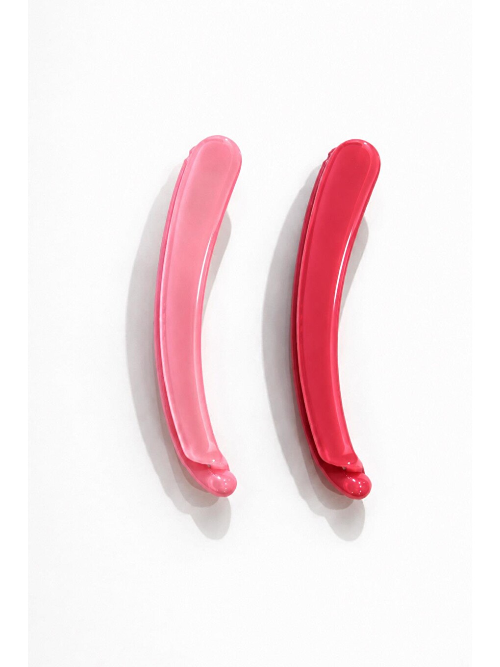 Pembe 2 Adet Oval Asetat Muz Toka