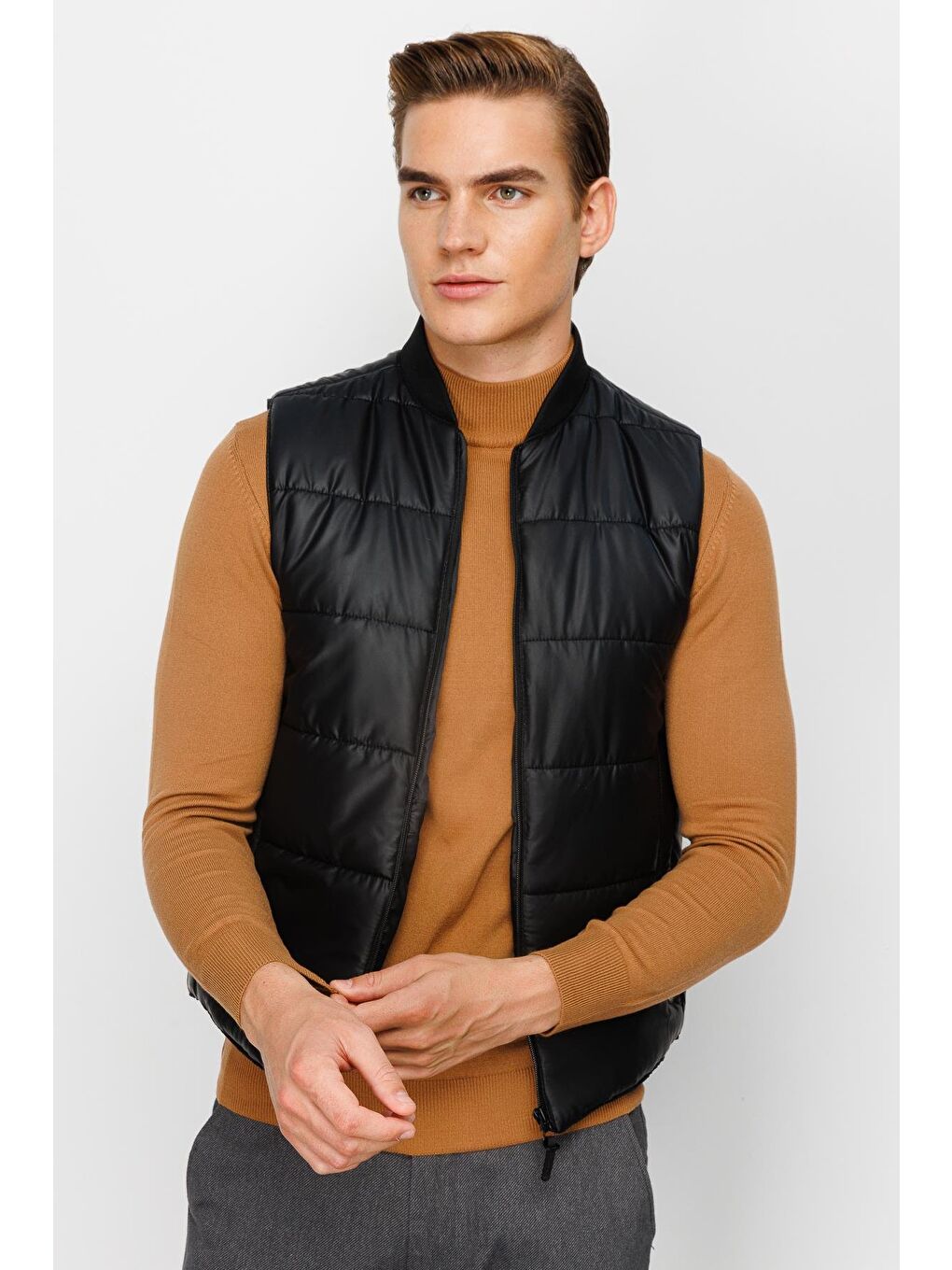 Erkek Siyah Pmp Şişme Yelek-3