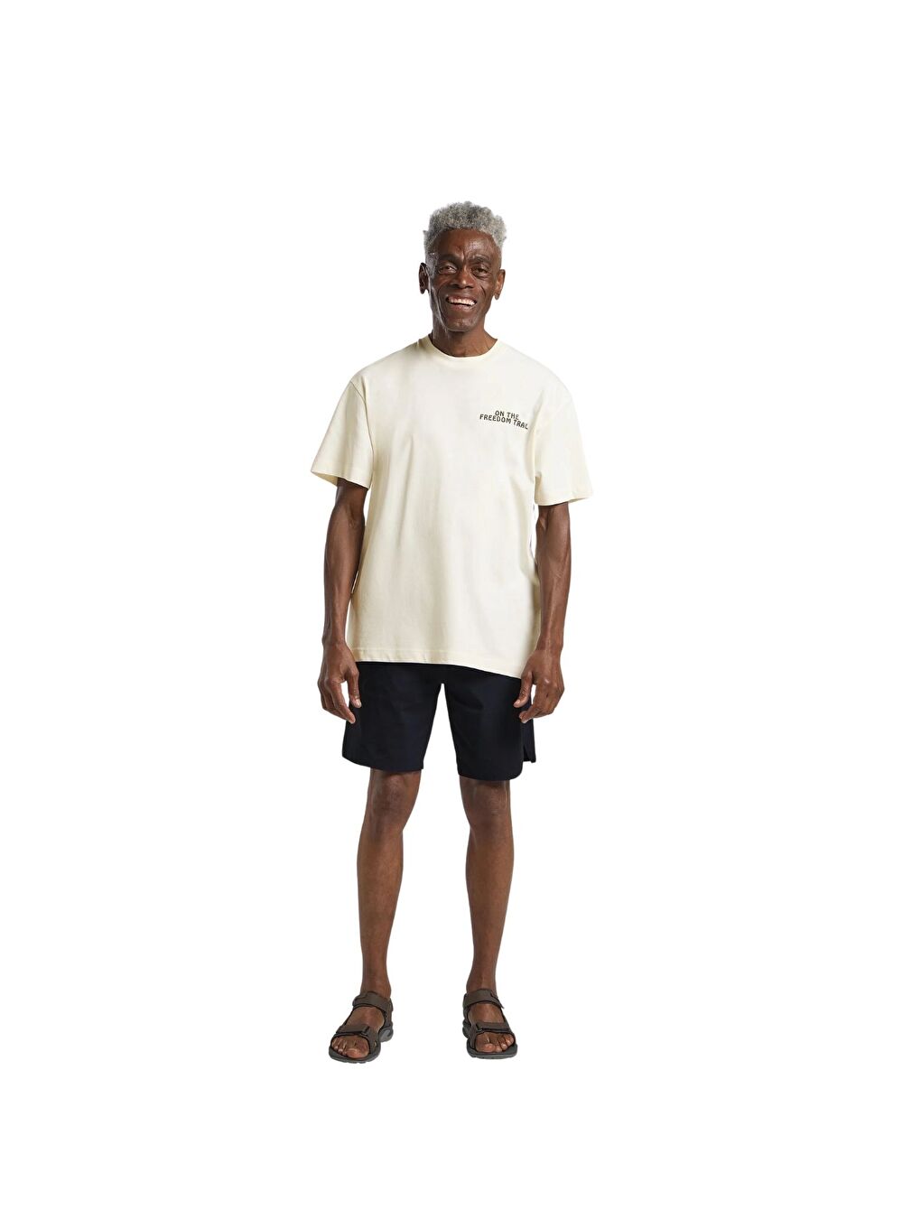 Trailblazer T Erkek Beyaz Tişört-3