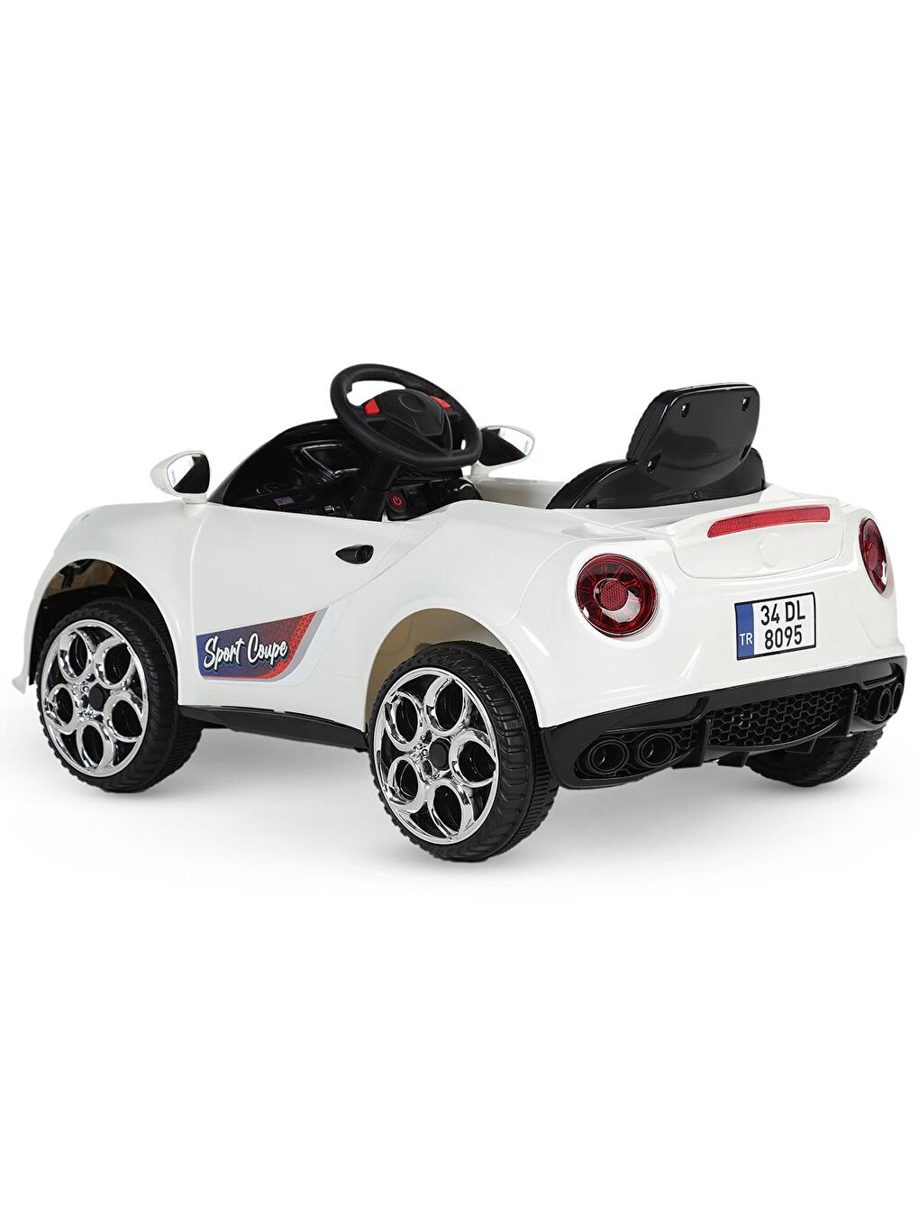 Oyuncak 12 Volt Sport Coupe - Bej Standart-10