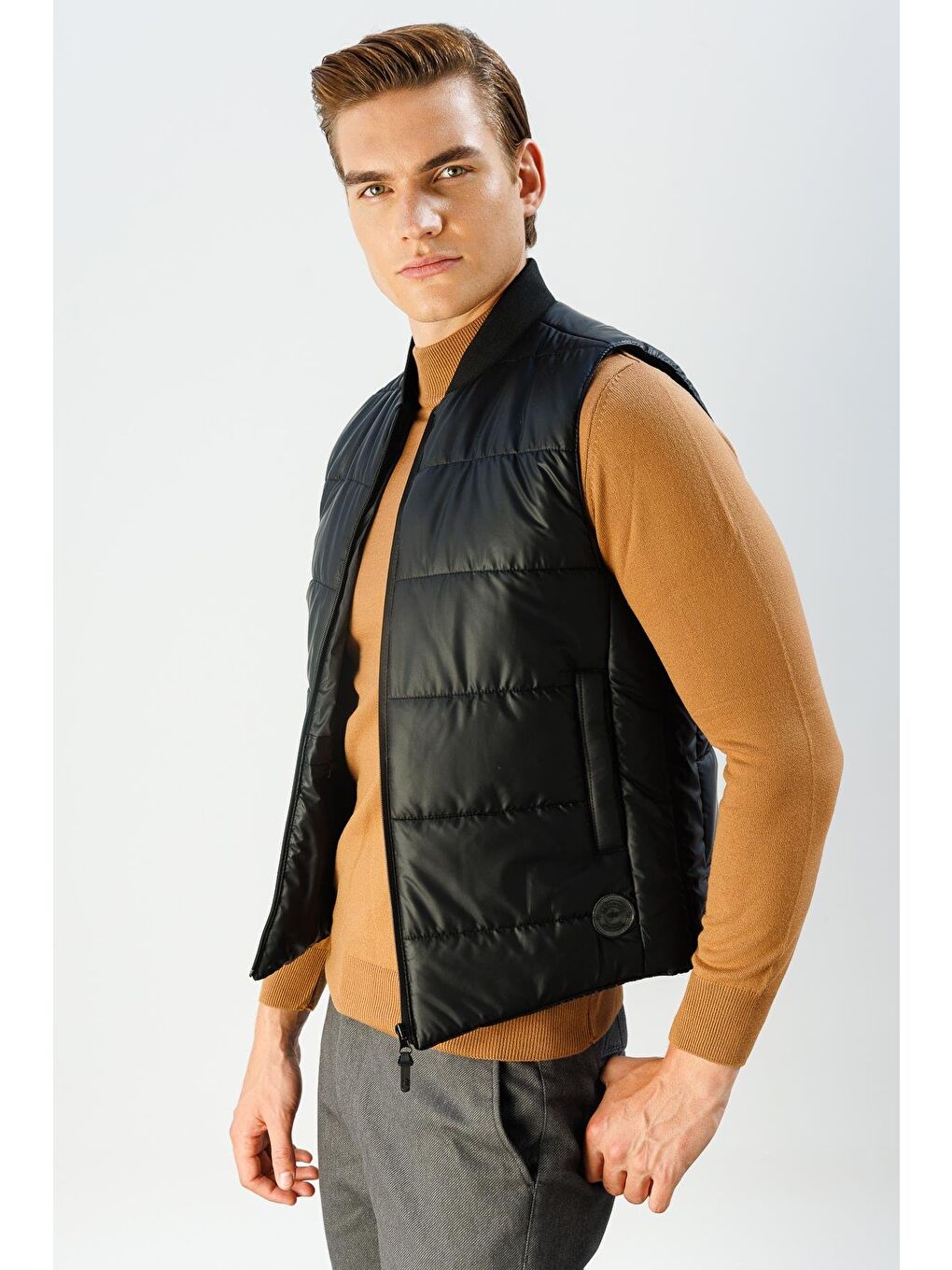 Erkek Siyah Pmp Şişme Yelek-4