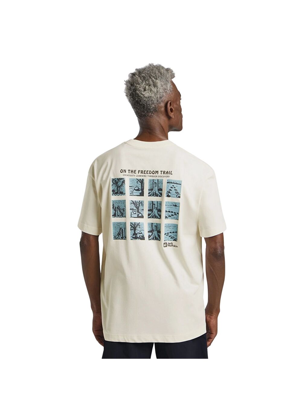 Trailblazer T Erkek Beyaz Tişört-4