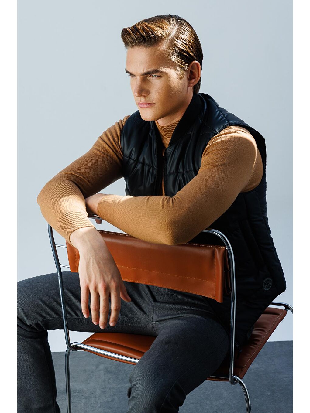 Erkek Siyah Pmp Şişme Yelek-6