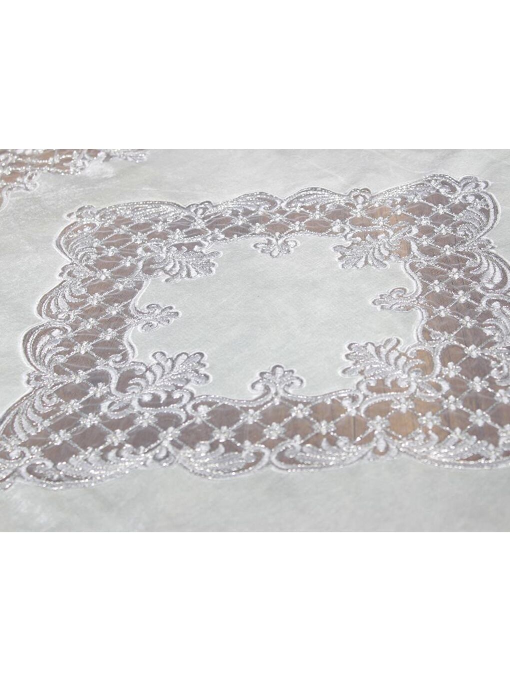 Pembe Kadife Advance Salon Takımı 5 Parça Pudra-1