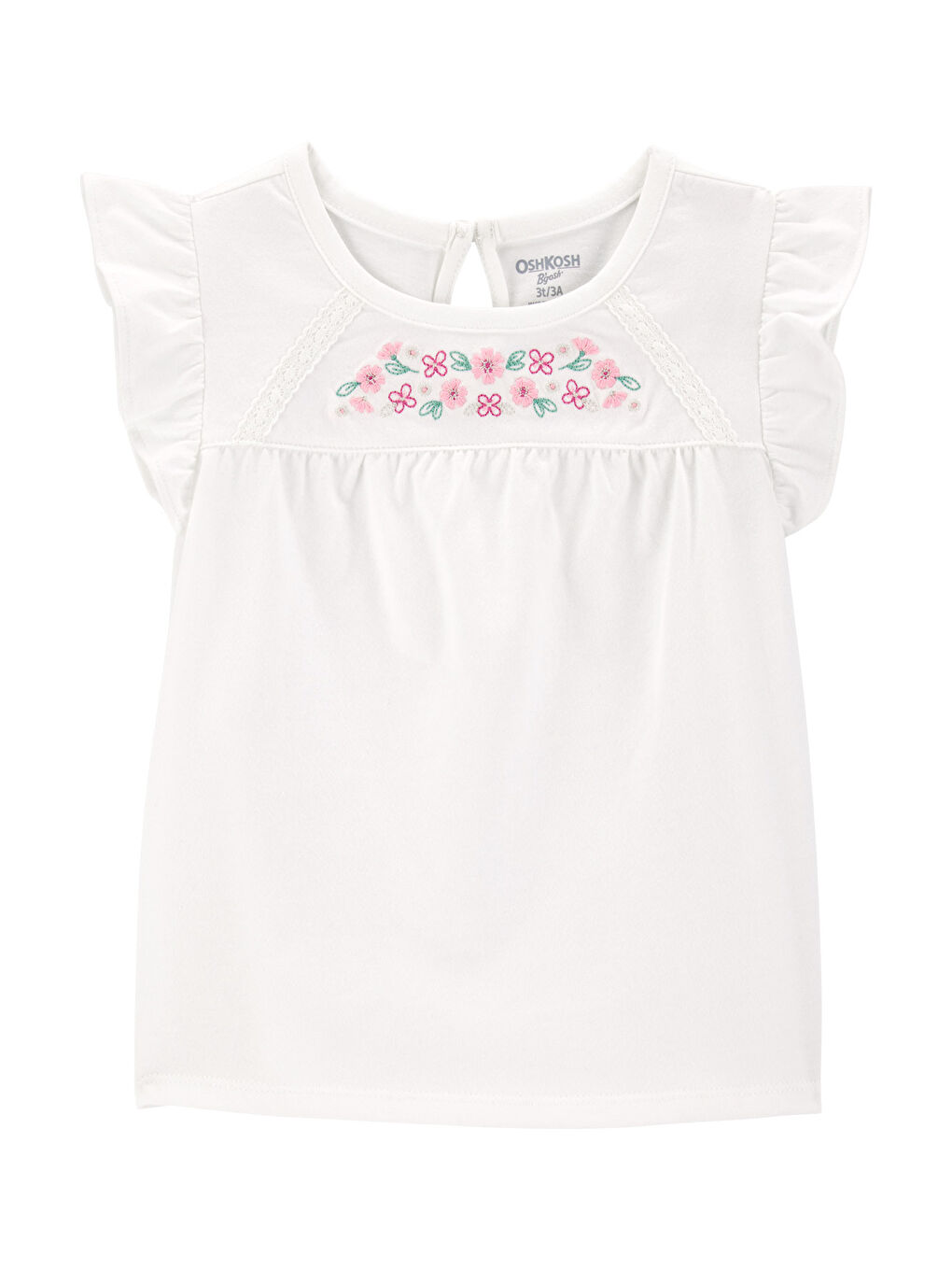 Beyaz Küçük Kız Çocuk Tshirt