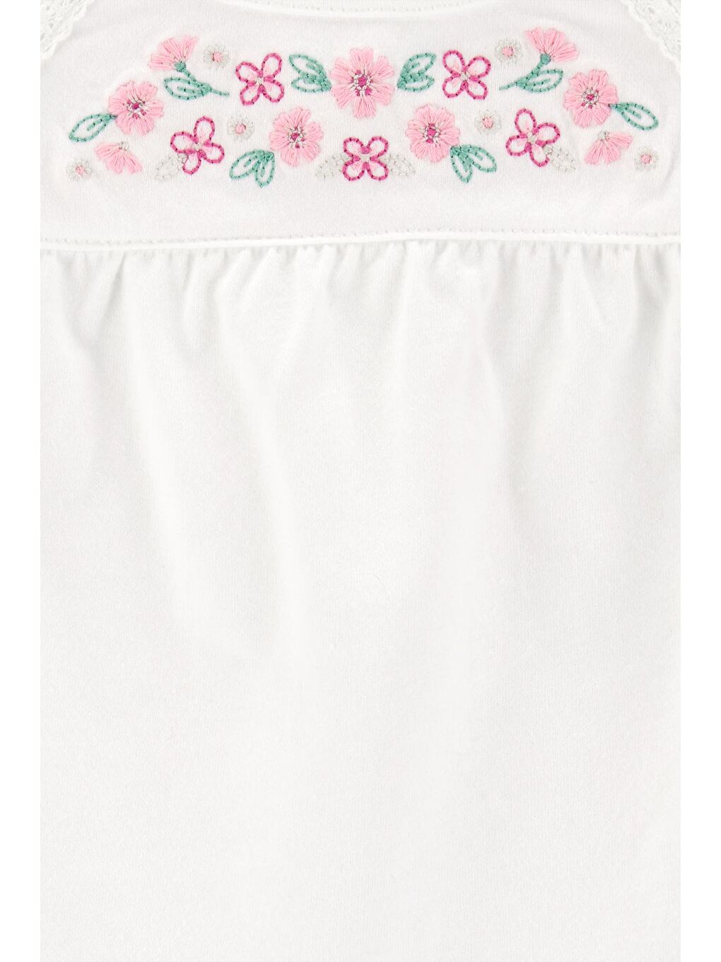 Beyaz Küçük Kız Çocuk Tshirt-1