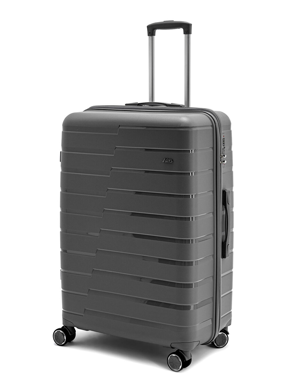 Antrasit İthal Pp Titan Büyük Boy Valiz-1