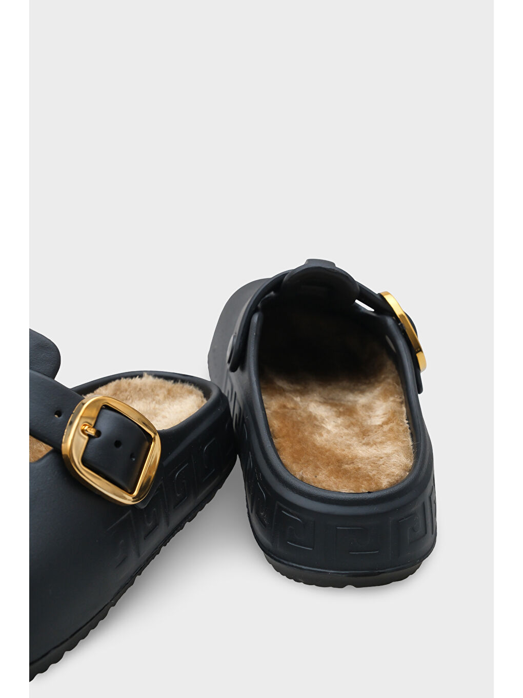 Siyah Daisy Kadın Sabo Terlik-3