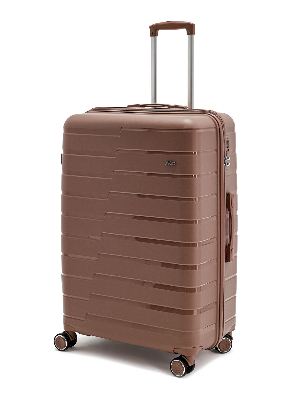 Pembe İthal Pp Titan Büyük Boy Valiz-1