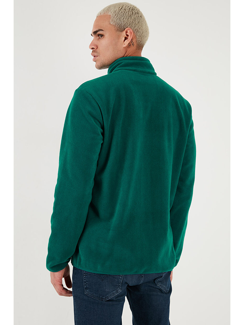 Yeşil Regular Fit Anti-Pilling Tüylenme Yapmayan Soğuk Geçirmez 2'li Paket Polar 5896700S2-3