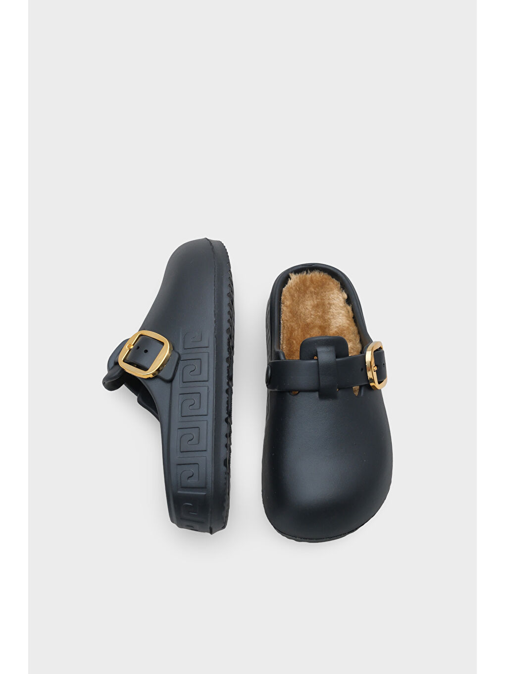 Siyah Daisy Kadın Sabo Terlik-4