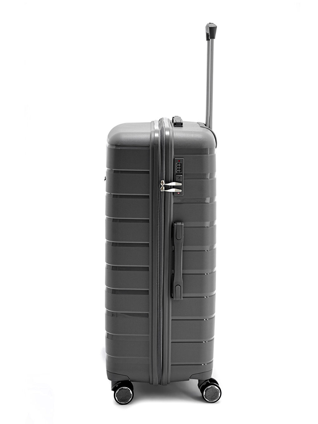 Antrasit İthal Pp Titan Büyük Boy Valiz-2