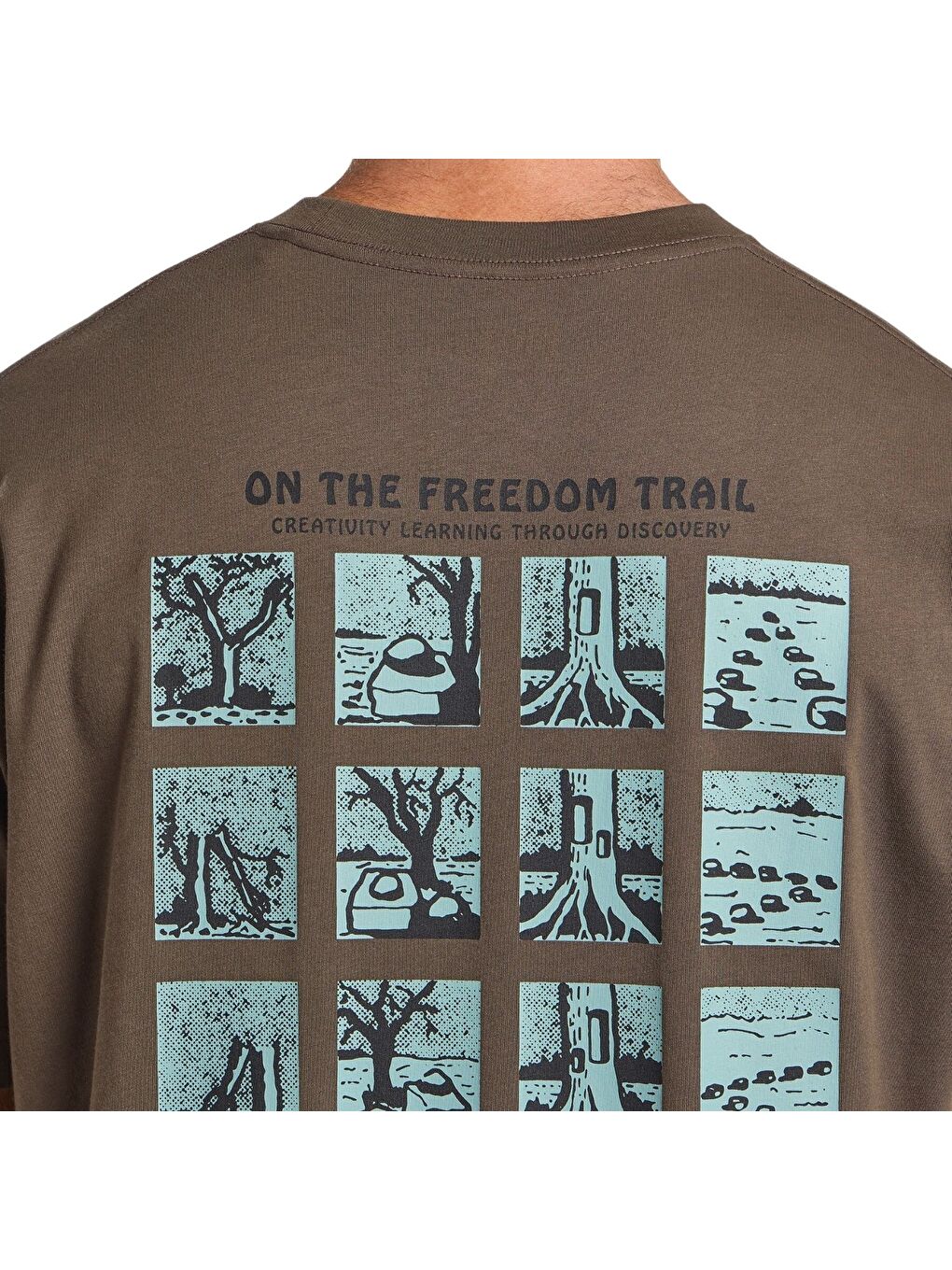 Trailblazer T Erkek Kahverengi Tişört-2