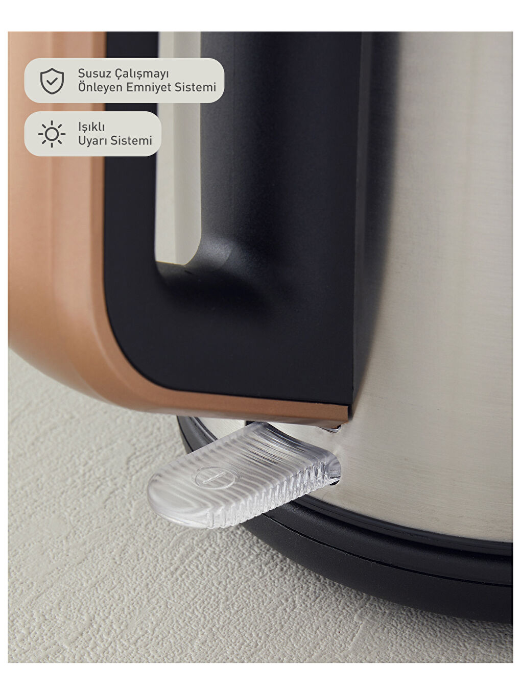 CMK 6010 Inox Çay Makinesi ve Kettle Siyah-Bakır-5