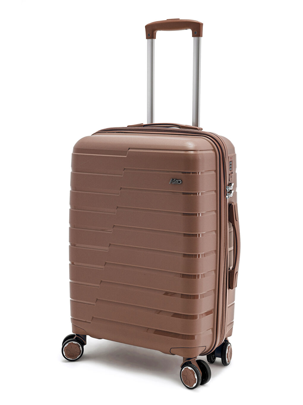 Pembe İthal Pp Titan Kabin Boy Valiz-1