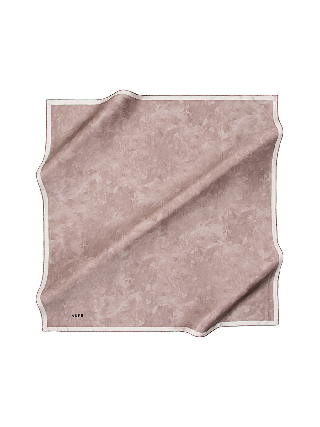 Pembe Gül Kurusu 90X90 İpek Pamuk Eşarp