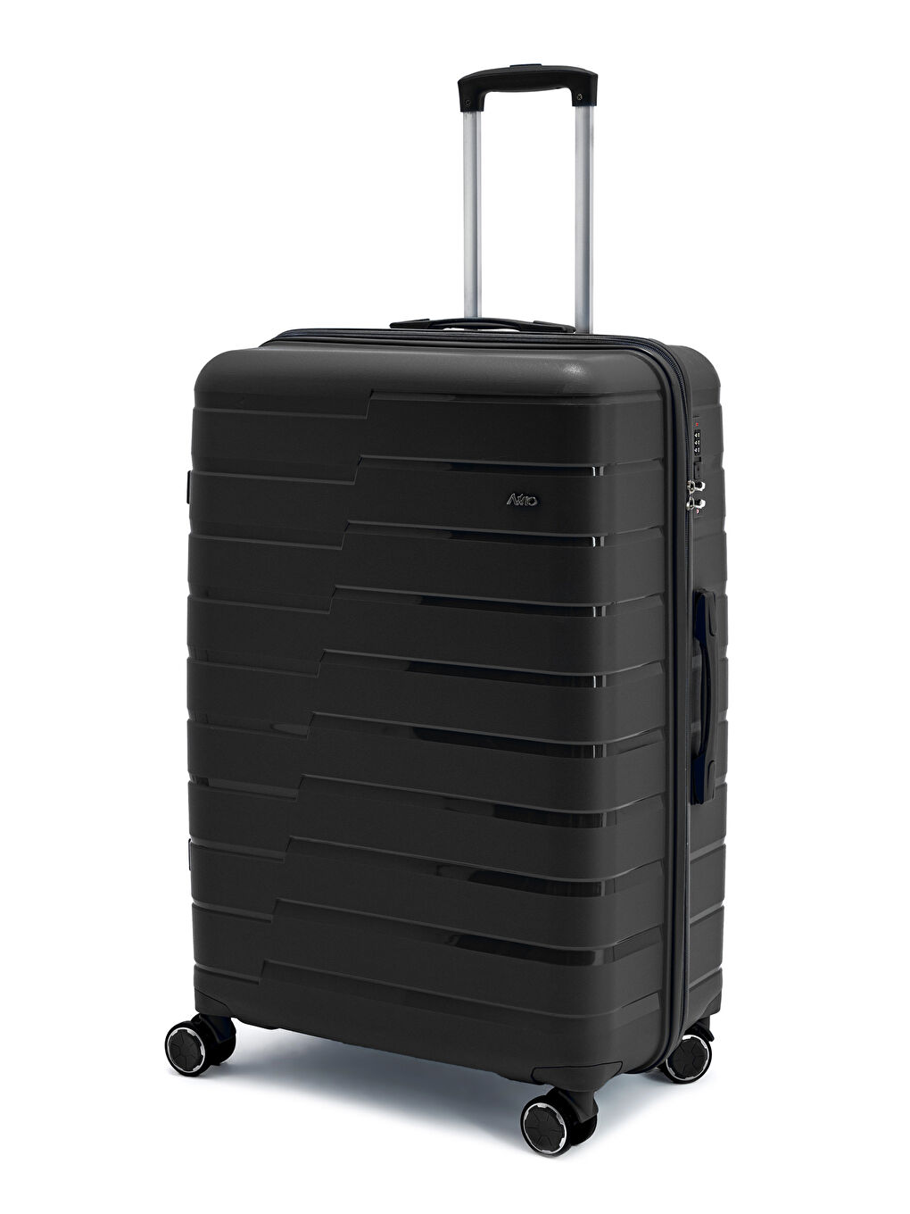 Siyah İthal Pp Titan Büyük Boy Valiz-1