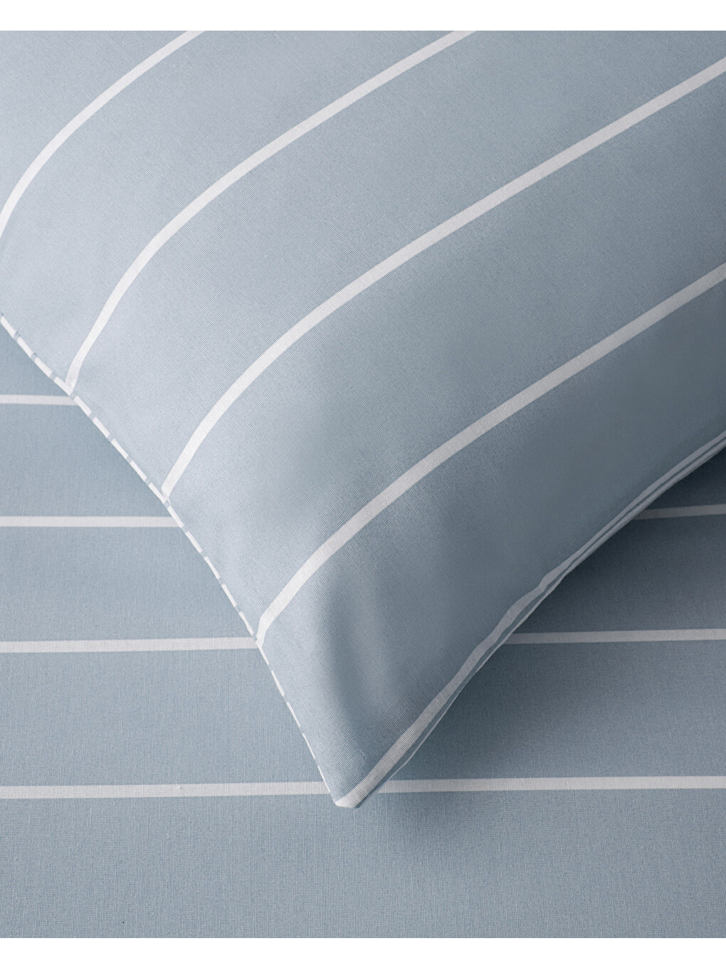 Timeless Line Kolay Ütülenir Çarşaflı Çift Kişilik Nevresim Takımı 200x220 Cm Açık Mavi-5