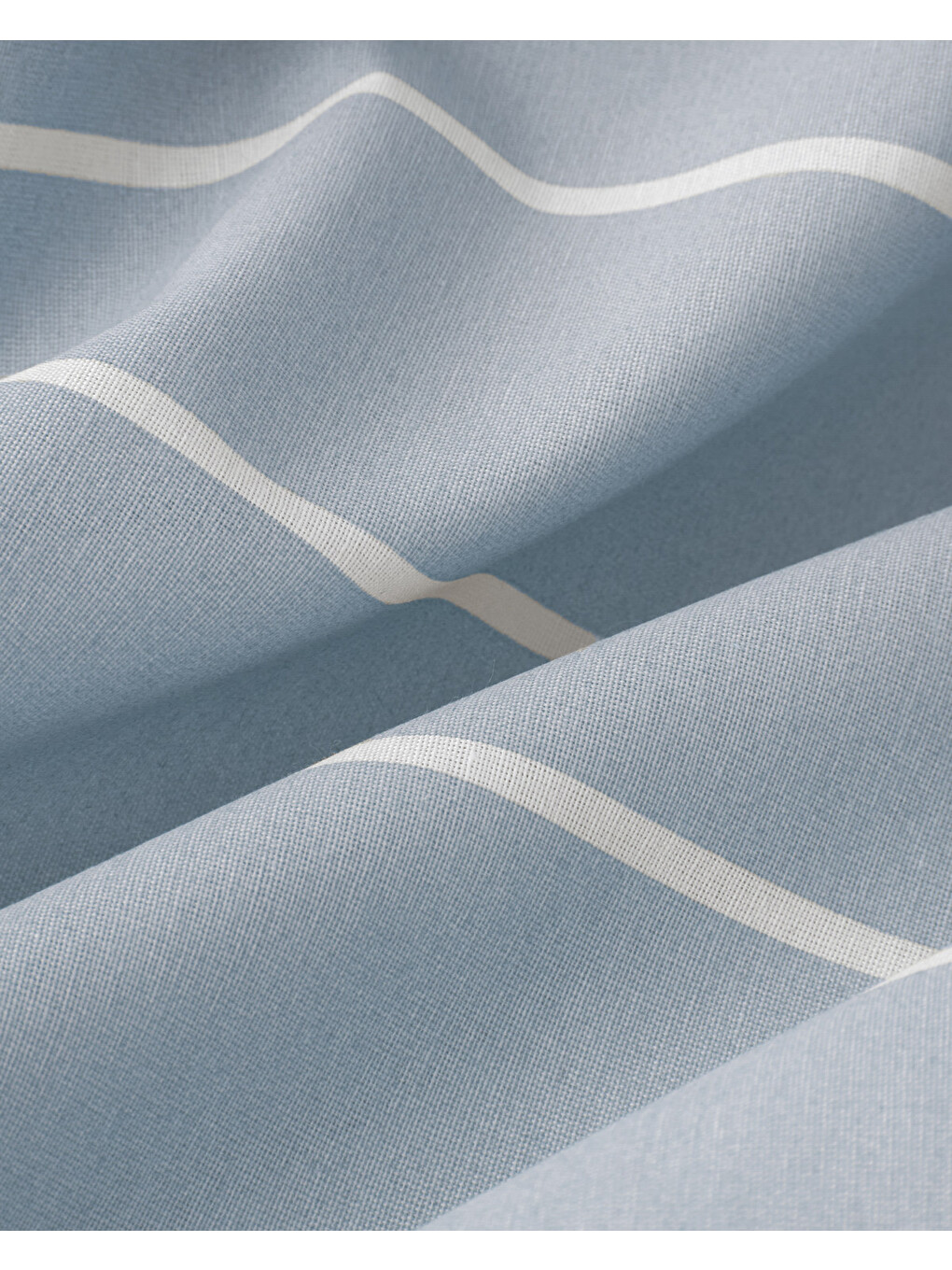 Timeless Line Kolay Ütülenir Çarşaflı Çift Kişilik Nevresim Takımı 200x220 Cm Açık Mavi-6