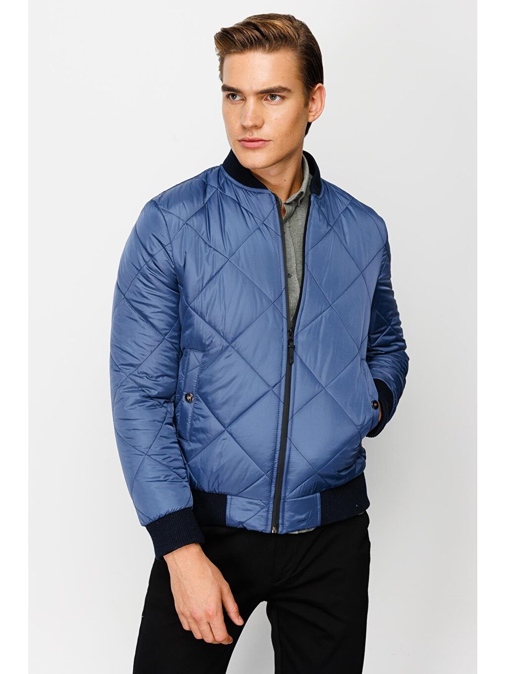 Mavi Erkek İndigo   Mont-6