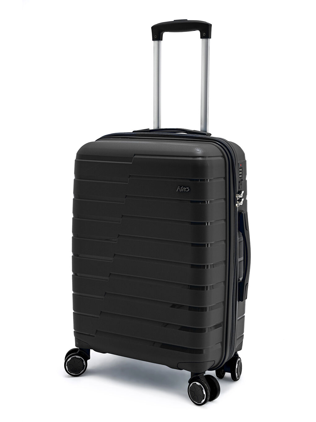 Siyah İthal Pp Titan Kabin Boy Valiz-1