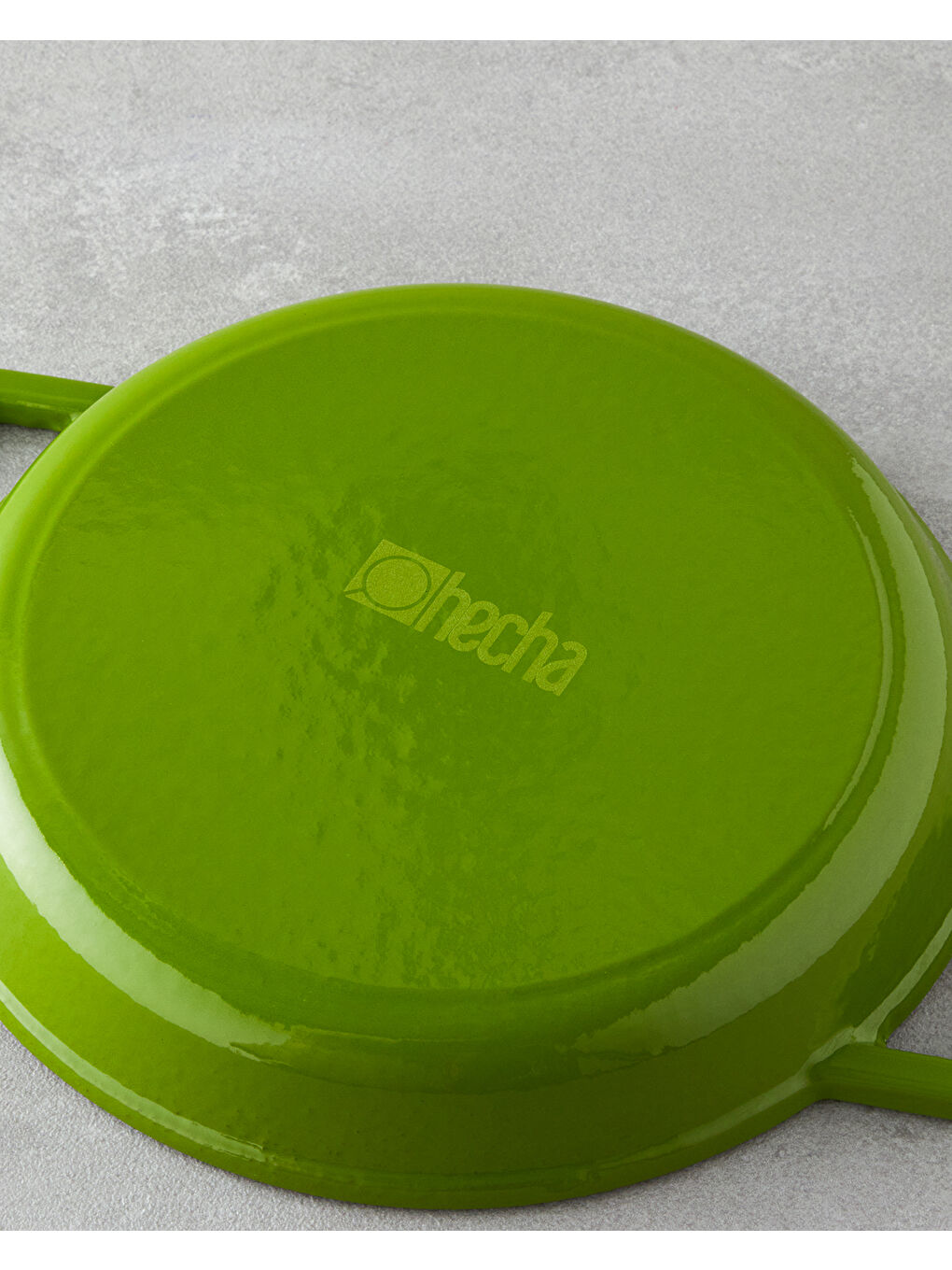 Hecha Demir Döküm Sahan 20 cm Yeşil-3