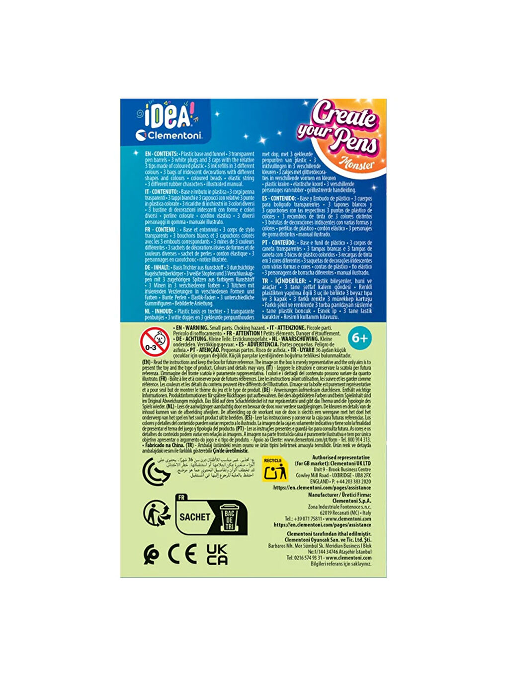 Idea Mini Kalem Laboratuvarı Canavarlar 18828-5