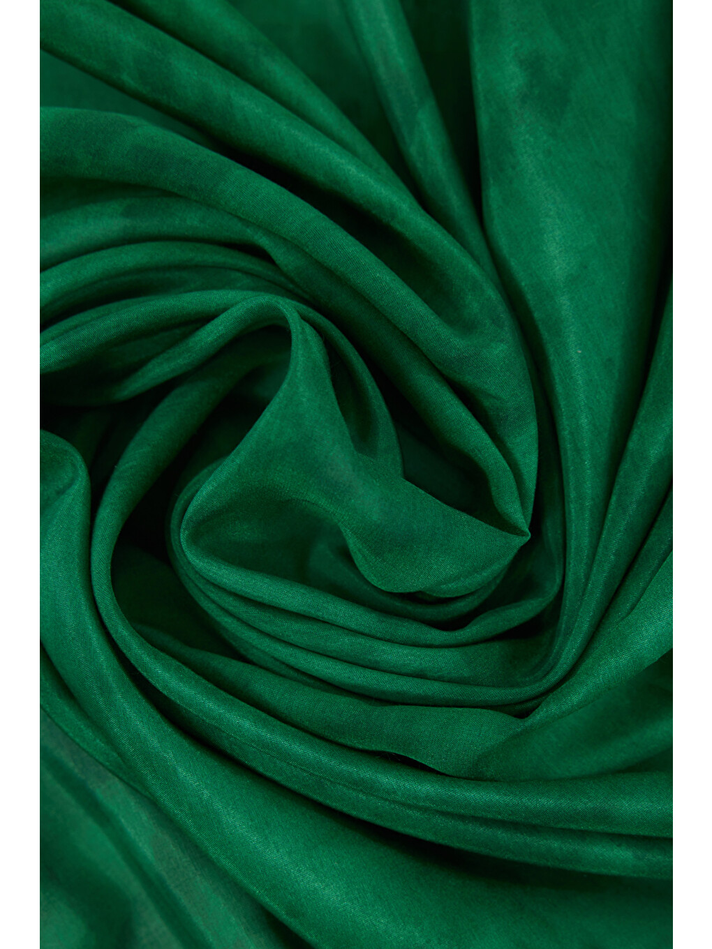 Yeşil 90X90 İpek Pamuk Eşarp-2