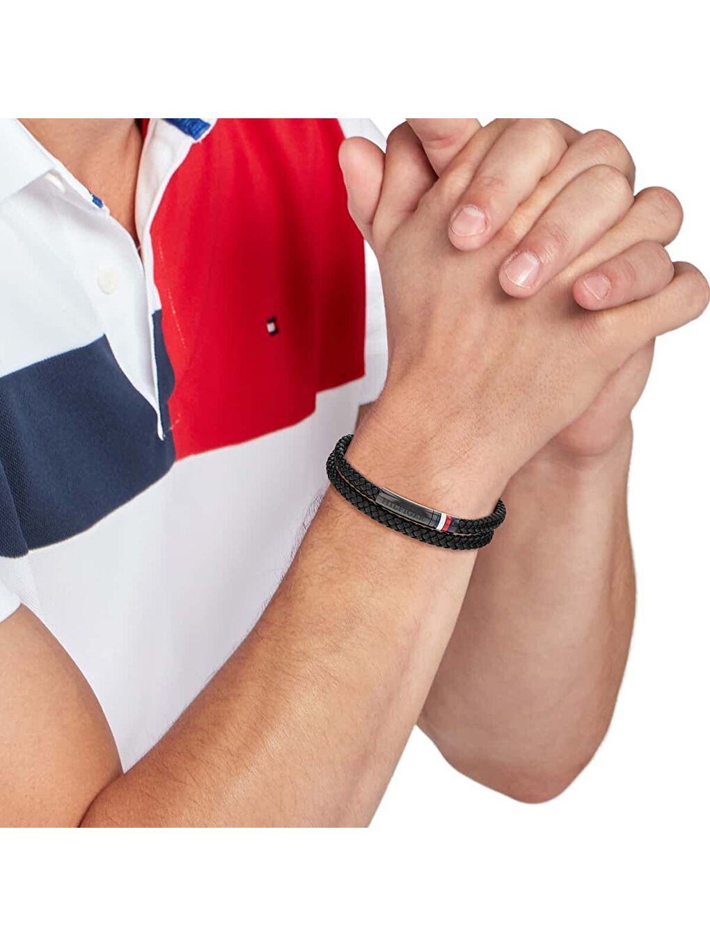 Siyah THJ2790552 Erkek Bileklik-1