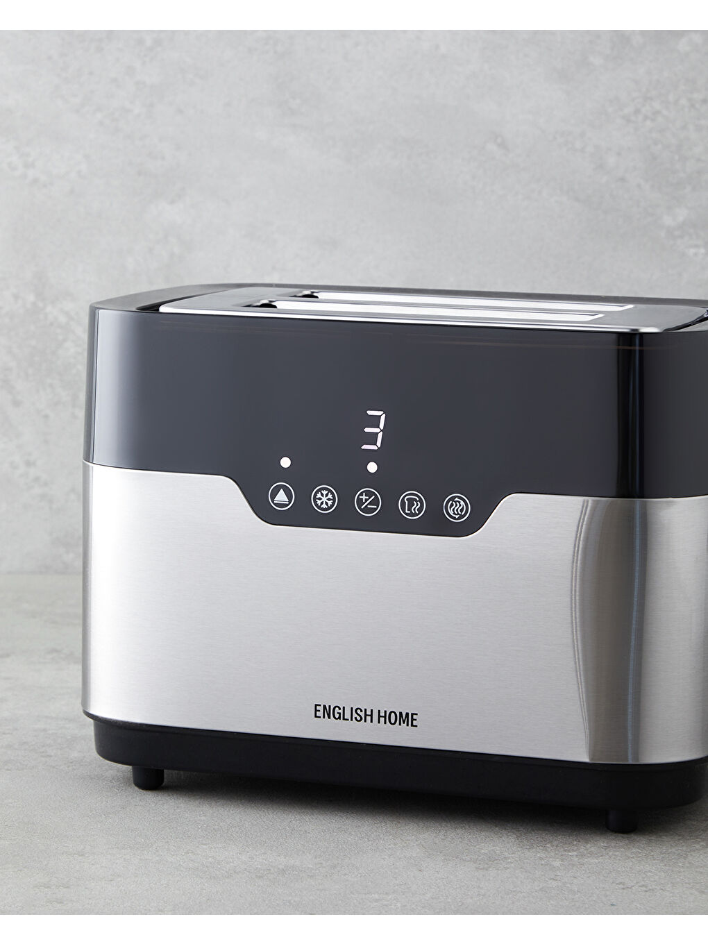 EKM 5001 Dijital Ekmek Kızartma Makinesi 920W Siyah-Krom-4