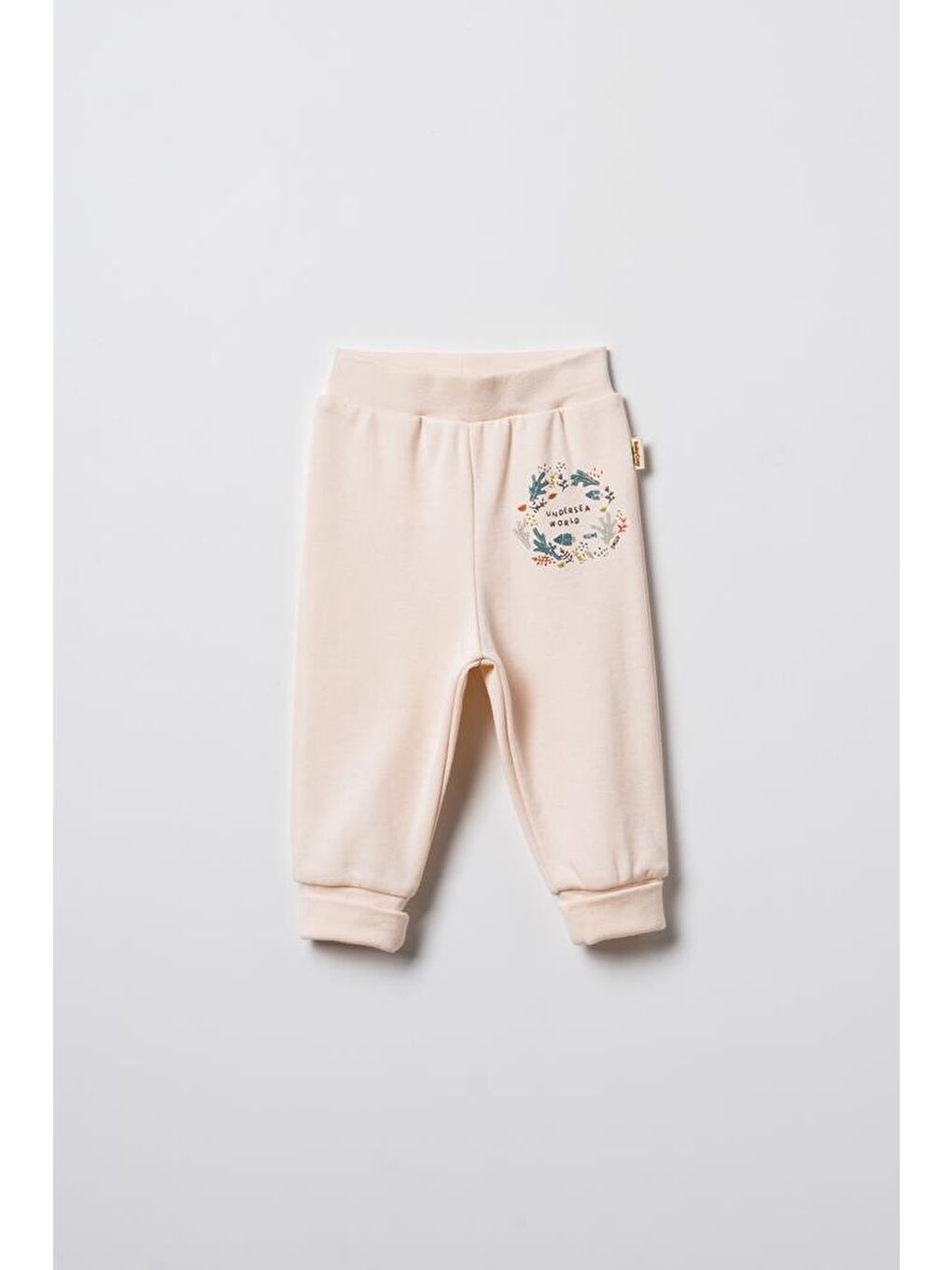 Ekru Bebek 2li Pantolon %100 Organik Pamuk-1