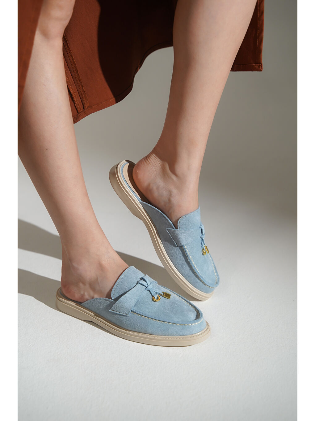 Mavi Karol Kadın Terlik LNP-7