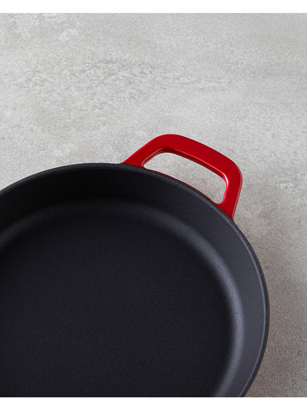 Hecha Demir Döküm Sahan 20 cm Kırmızı-2